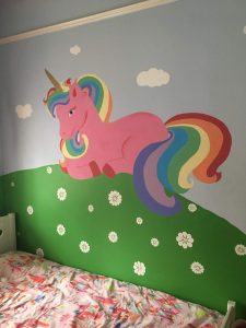 Childrens bedroom featuring a unicorn in Bradford