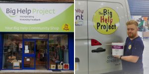 Community RePaint Liverpool shop, and Bob with their new van
