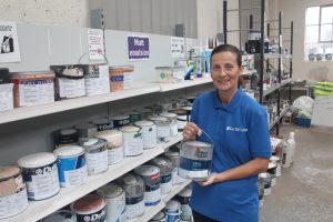 Community RePaint Swindons manager Olivia