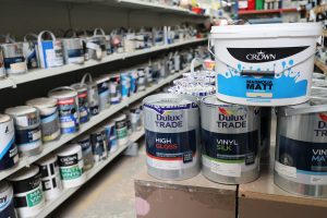 Paint area at Community RePaint Swindon