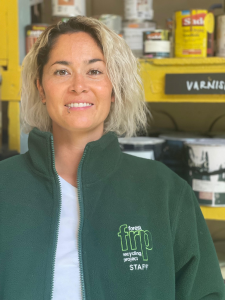 Kim O’Donovan, Retail and Operations Manager at Community RePaint East London.