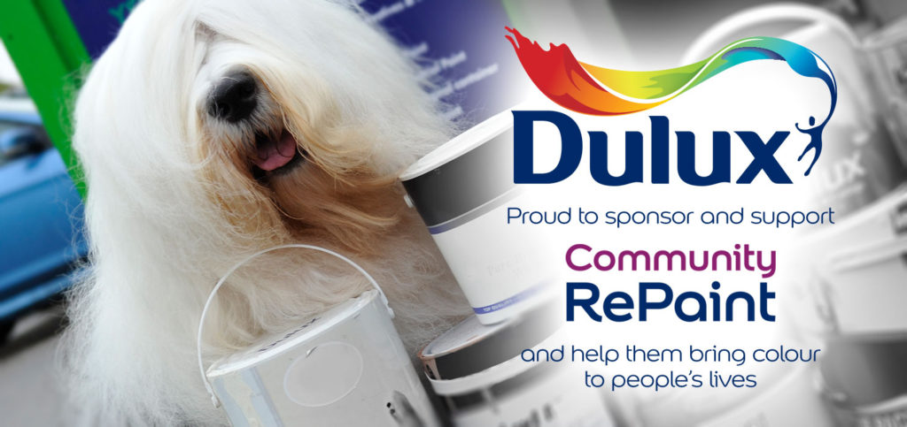 Dulux proud to sponsor and support Community RePaint and help them bring colour to people's lives