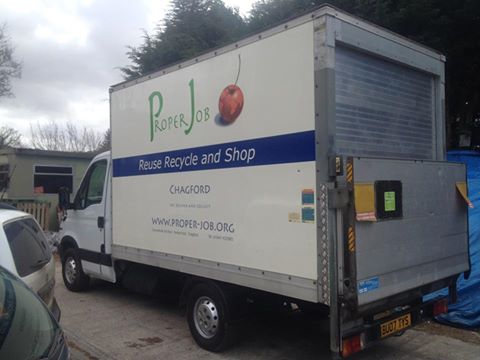 Community RePaint West Devon paint van.