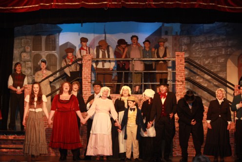 theater production painted backdrop