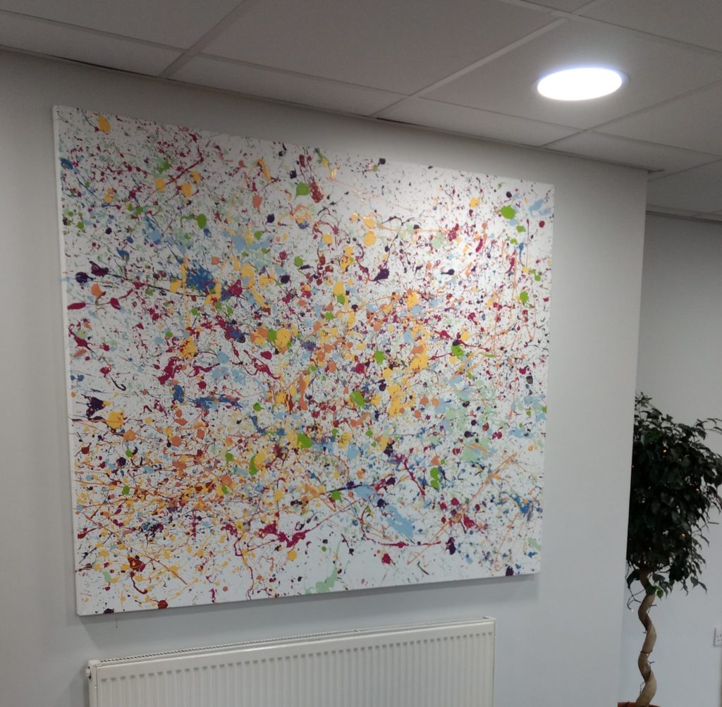 Painting artwork.