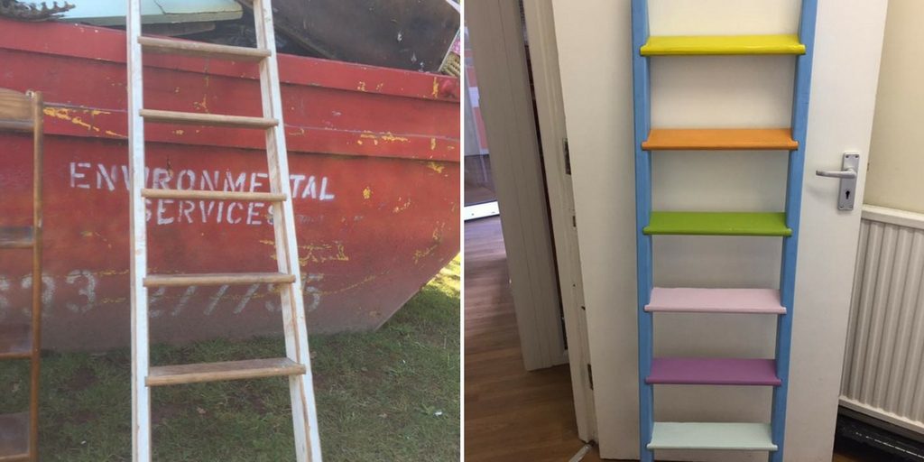 redecorating paint project using cheap and low cost paint from a Community RePaint scheme.