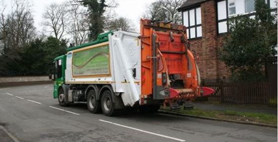 Waste truck.